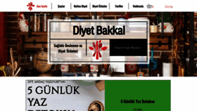 What Diyetbakkal.com website looked like in 2020 (3 years ago)