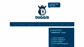 What Duggis.no website looked like in 2020 (3 years ago)