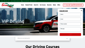 What Drivedubai.ae website looked like in 2020 (3 years ago)