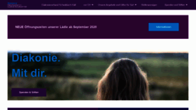 What Diakonie-schwaebisch-hall.de website looked like in 2020 (3 years ago)