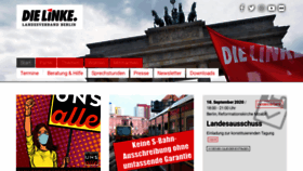 What Dielinke.berlin website looked like in 2020 (3 years ago)