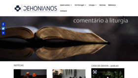 What Dehonianos.org website looked like in 2020 (3 years ago)