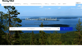 What Discoveringfinland.com website looked like in 2020 (3 years ago)
