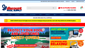 What Discountpoolsupply.com website looked like in 2020 (3 years ago)