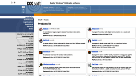 What Dxsoft.com website looked like in 2020 (3 years ago)