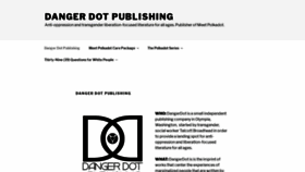 What Dangerdot.com website looked like in 2020 (3 years ago)