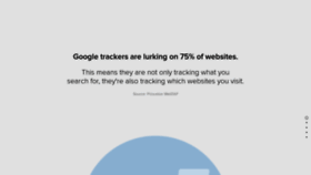 What Donttrack.us website looked like in 2020 (3 years ago)