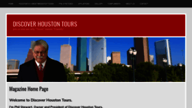 What Discoverhoustontours.com website looked like in 2020 (3 years ago)