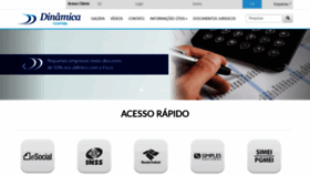 What Dinamicacontabil.adm.br website looked like in 2020 (3 years ago)