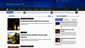 What Downloadfreegameforpcs.blogspot.com website looked like in 2020 (3 years ago)