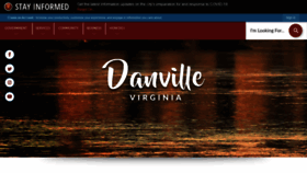 What Danville-va.gov website looked like in 2020 (3 years ago)