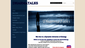 What Dharmatalks.com website looked like in 2020 (3 years ago)