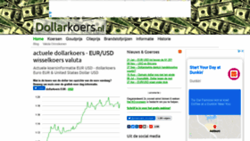 What Dollarkoers.nl website looked like in 2020 (3 years ago)