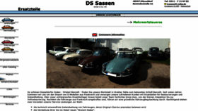 What Ds-sassen.de website looked like in 2020 (3 years ago)