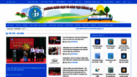 What Donghy.edu.vn website looked like in 2020 (3 years ago)