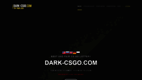 What Dark-csgo.com website looked like in 2020 (3 years ago)