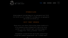 What Dedikke.nl website looked like in 2020 (3 years ago)