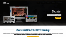 What Dklab.cz website looked like in 2020 (3 years ago)
