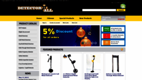 What Detectorall.com website looked like in 2020 (3 years ago)
