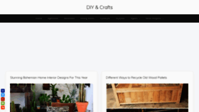 What Diy-craftsy.com website looked like in 2020 (3 years ago)