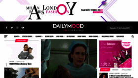 What Dailymood.it website looked like in 2020 (3 years ago)