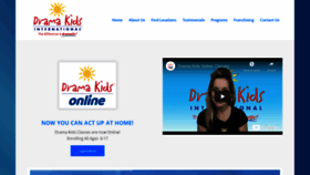 What Dramakids.com website looked like in 2020 (3 years ago)