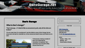 What Dansgarage.net website looked like in 2020 (3 years ago)