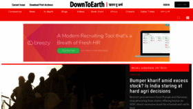 What Downtoearth.org.in website looked like in 2020 (3 years ago)