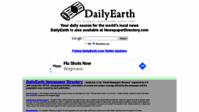 What Dailyearth.com website looked like in 2020 (3 years ago)