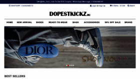 What Dopestkickz.ru website looked like in 2020 (3 years ago)