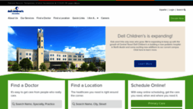 What Dellchildrens.net website looked like in 2020 (3 years ago)