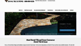 What Duvaltileandstone.com website looked like in 2020 (3 years ago)