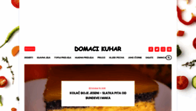 What Domaci-kuhar.com website looked like in 2020 (3 years ago)