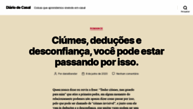 What Diariodecasal.com.br website looked like in 2020 (3 years ago)
