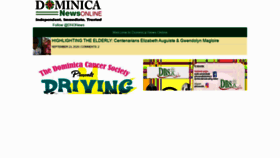 What Dominicanewsonline.com website looked like in 2020 (3 years ago)