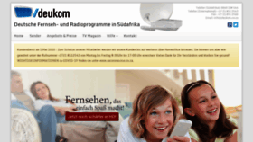 What Deukom.co.za website looked like in 2020 (3 years ago)
