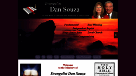 What Dansouza.org website looked like in 2020 (3 years ago)