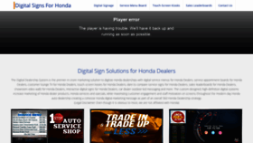 What Digitalsignsforhondadealers.com website looked like in 2020 (3 years ago)