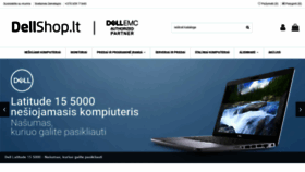 What Dellshop.lt website looked like in 2020 (3 years ago)