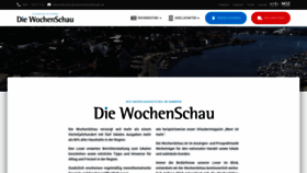 What Diewochenschau.de website looked like in 2020 (3 years ago)