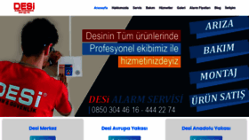What Desialarmservisi.com website looked like in 2020 (3 years ago)