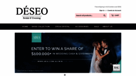 What Deseo.com.au website looked like in 2020 (3 years ago)