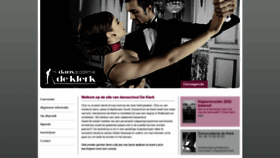 What Dansschooldeklerk.nl website looked like in 2020 (3 years ago)