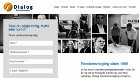 What Dialogeiendom.no website looked like in 2020 (3 years ago)