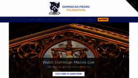 What Dominicanfriars.org website looked like in 2020 (3 years ago)