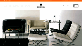 What Decomica.com website looked like in 2020 (3 years ago)