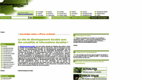What Developpements-durable.com website looked like in 2020 (3 years ago)