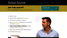 What Dusansoucek.cz website looked like in 2020 (3 years ago)