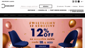 What Dkwadrat.pl website looked like in 2020 (3 years ago)