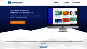 What Desenvolveti.com.br website looked like in 2020 (3 years ago)
